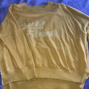 wild flower sweater